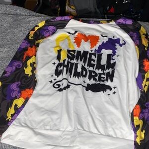 Kids Halloween Themed Raglan Shirt